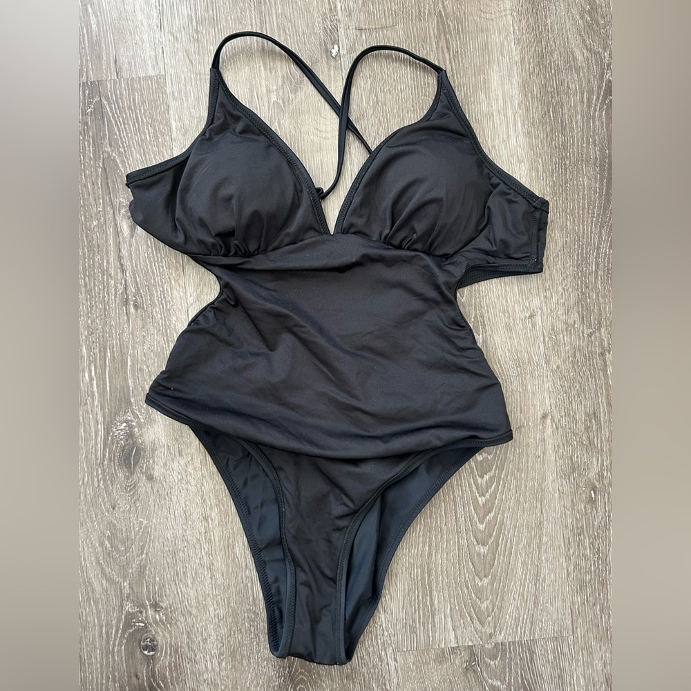 Elegant Black Women's Swimsuit size M
